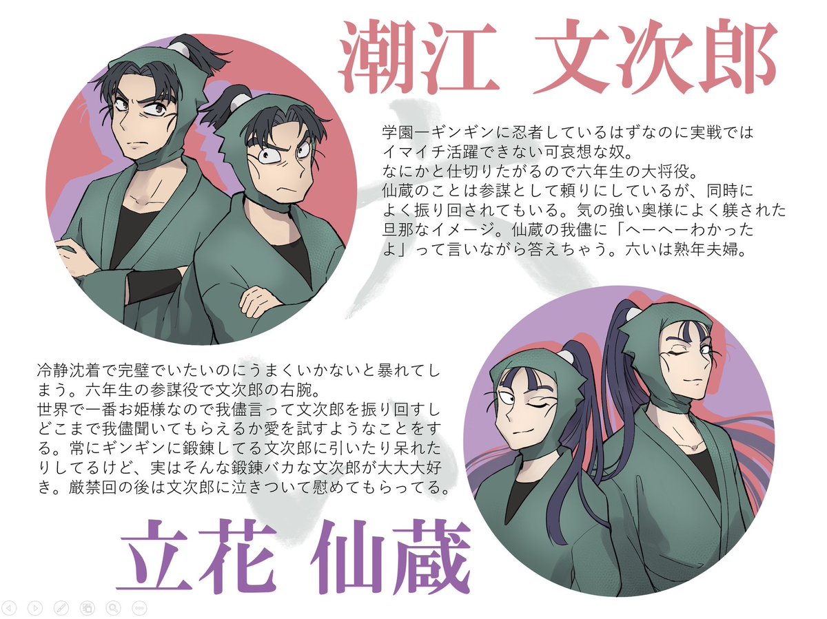 #六いの日
 二次創作における六い(文仙)のイメージ 