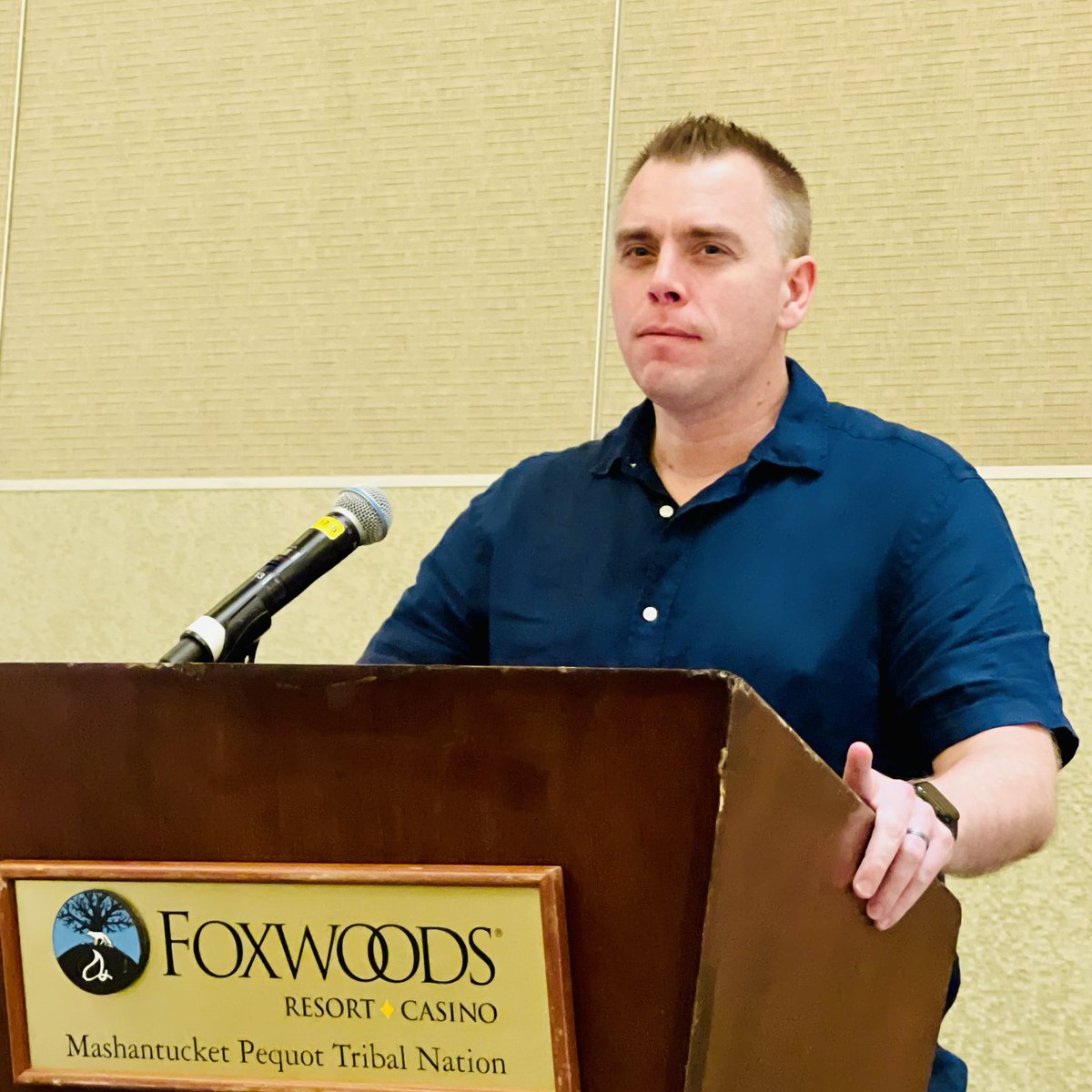 AFTCT's tweet photo. #AFTCT chf of staff @savelkoul urges #AFTCT24 delegates focus on empowering add'l local #union leaders: "if @taylorswift13 can't do it you-a mere mortal-unlikely to be perfect messenger." #WritingOurOwnFuture @AFTUnion @AFTTEACH @AFTHealthcare @AFT_PE @AFTHigherEd @PSRP_AFT @AAUP https://t.co/7JaoZyx6dm