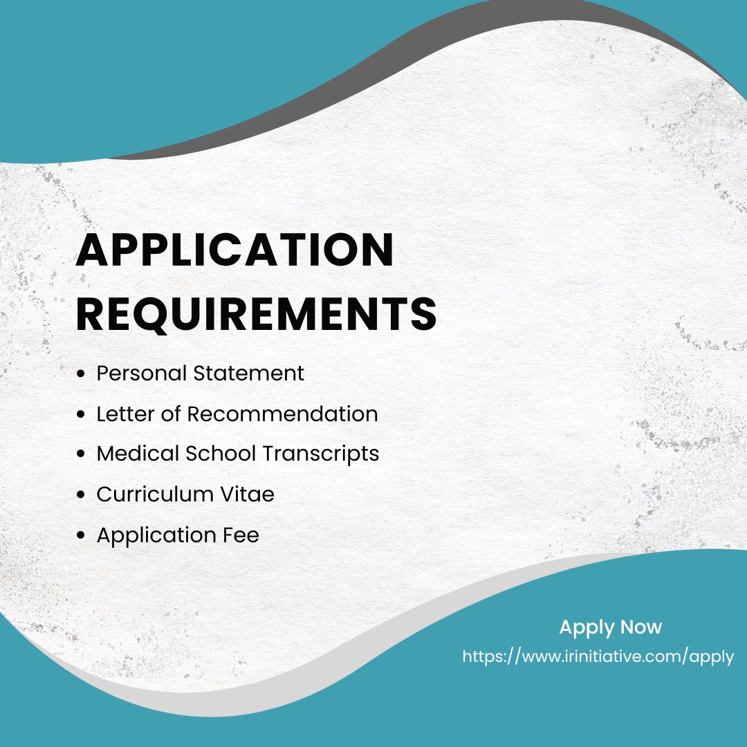 Applications for the IRI class of 2026 are now open!

For more information, and to start an application, visit our website 
🔗irinitiative.com