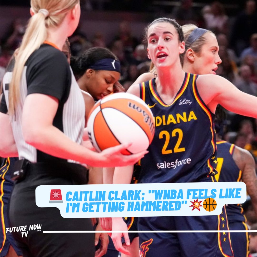 FutureNow_Tv's tweet image. 🏀 Caitlin Clark on the physicality of the WNBA: “I feel like I’m getting hammered.” 💪

The intensity of the league is no joke! Thoughts on how physical the game should be? 🤔 

What's your thoughts?👇#WNBA #Basketball #GameIntensity #NBA #CaitlinClarkLeak