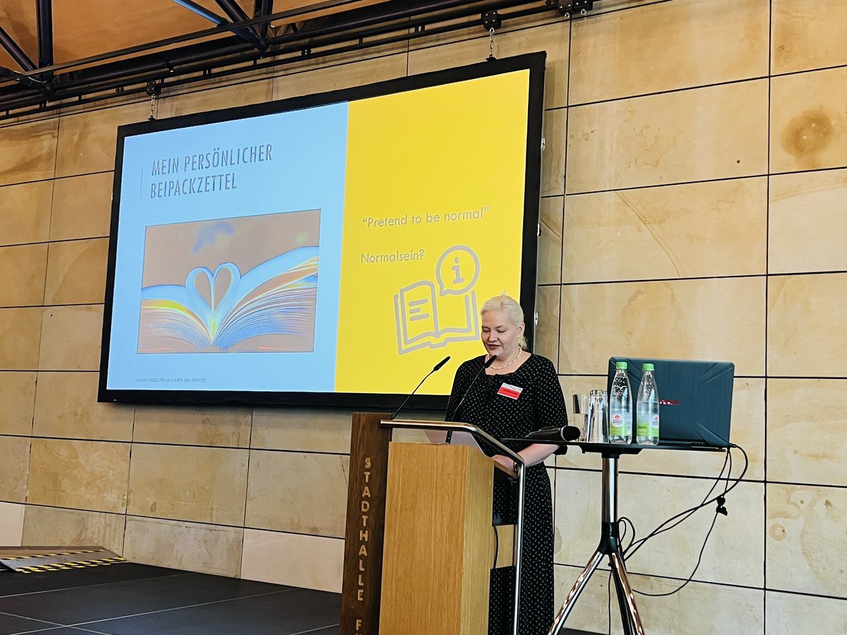 Letzter Vortrag für heute beim Autismus-Kongress in Fürth: Birke Opitz-Kittel #Autismus