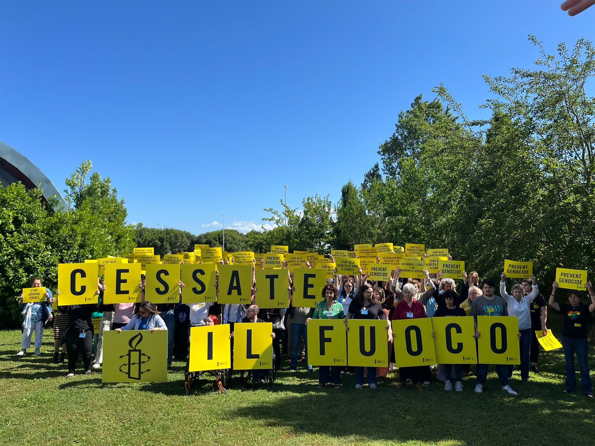 #cessateilfuoco 300 persone socie e attiviste della nostra associazione tornano a chiedere di fermare le operazioni militari nella Striscia di Gaza