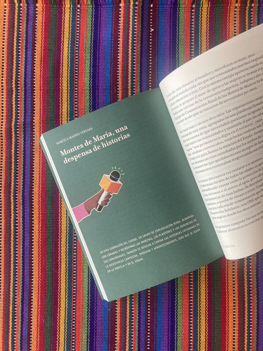 ¡Estamos felices! Recibimos el libro de #TejidoVivo que retrata el trabajo de las organizaciones que hicimos parte del proyecto #EnlazaSur agenciado por <a href="/Dejusticia/">Dejusticia</a> 
Gracias por contar las historias de estas 32 organizaciones y sus aportes a la sociedad
dejusticia.org/publication/te…