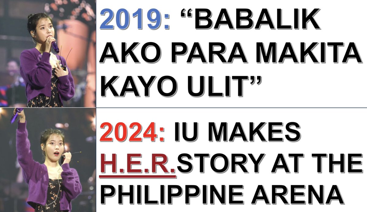 jieunie_jigeumi's tweet image. After 5 long years… THANK YOU @_IUofficial for coming back to MANILA!
From 9k+ seats to almost 40k seats! 🤯

IKAW at IKAW lang ang MAMAHALIN ng MAAENAS! ❤️

IU is the first-ever Korean soloist to perform at the Philippine Arena!

#HEREH_WORLD_TOUR 
#HEREH_WORLD_TOUR_IN_MANILA