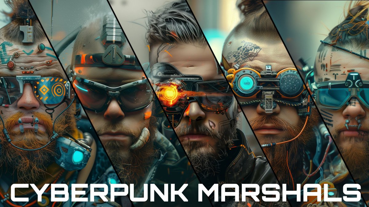 CyberpunkUniq's tweet photo. Like &amp; Retweet for an increasingly better Cyberpunk uniq:

20 retweets - Rare Sergeant
50 - Epic Brigadier
100 - Legendary General
200 - Mythic Marshal

Winner picked in 48hours on Monday! 

If you want to grab Cyberpunk uniq its available right now at https://t.co/2nwsxoSknM https://t.co/PYiTFQesCB