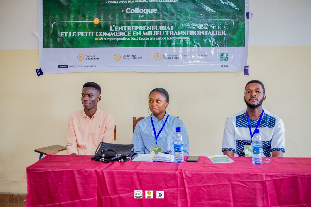 ChishugiJ's tweet photo. #Universitealternative : les jeunes jeunes ayant suivi la formation sur l'accès à la justice de @iPeace @intalert &amp; @PoleInstitute ont organisé une conférence de taille sur le leadership et entrepreneuriat :défis et perspectives liées à l'accès à la justice aux frontières. #Ulpgl https://t.co/0epQhzCoHC