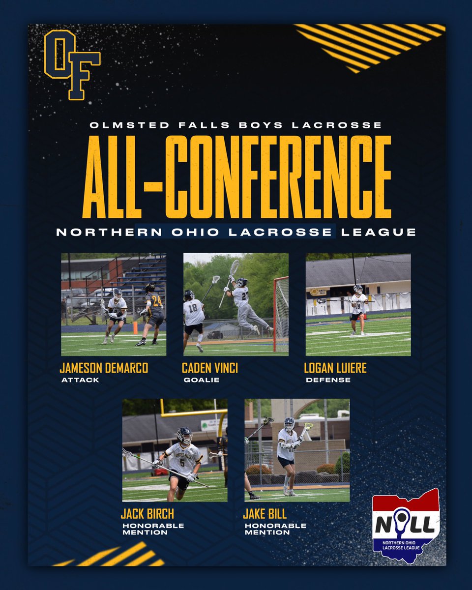 Congratulations to our players who made the NOLL all conference team!