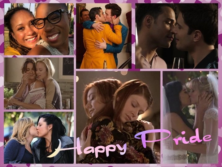 LSchoenradt's tweet photo. Happy Pride Month (featuring some of my favorite TV couples!)@traciethoms @The911onABC @JessicaCapshaw @HeatherMorrisTV @DarrenCriss @amber_benson @alydenisof @NayaRivera @spampistefania @D_SAVRE https://t.co/SycHFs13B5