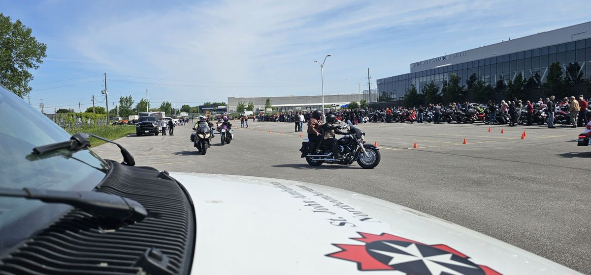 ☀️ It's a beautiful day for the Heroes Highway Ride! Our team is geared up and ready to support this incredible event in honor of our veterans. Let's rev those engines and show our appreciation for those who've served! #HerosHighway #SupportOurVeterans 

 @SJAOntario