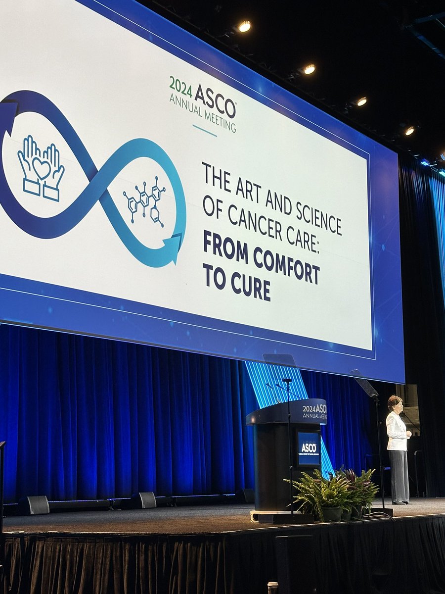 Opening Theme!!! Lynn Schucter’s speech! @ascocancer <a href="/ASCOPres/">Robin Zon, MD, FACP, FASCO</a>