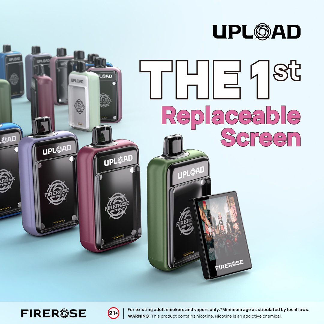 🫵Personalize your vape device with the world's first replaceable screen, allowing you to customize your display for a unique vaping experience.
.
.
More details:
firerosetech.com/products/uploa…
.
#fireroseupload #firerose #firerosetech #vape