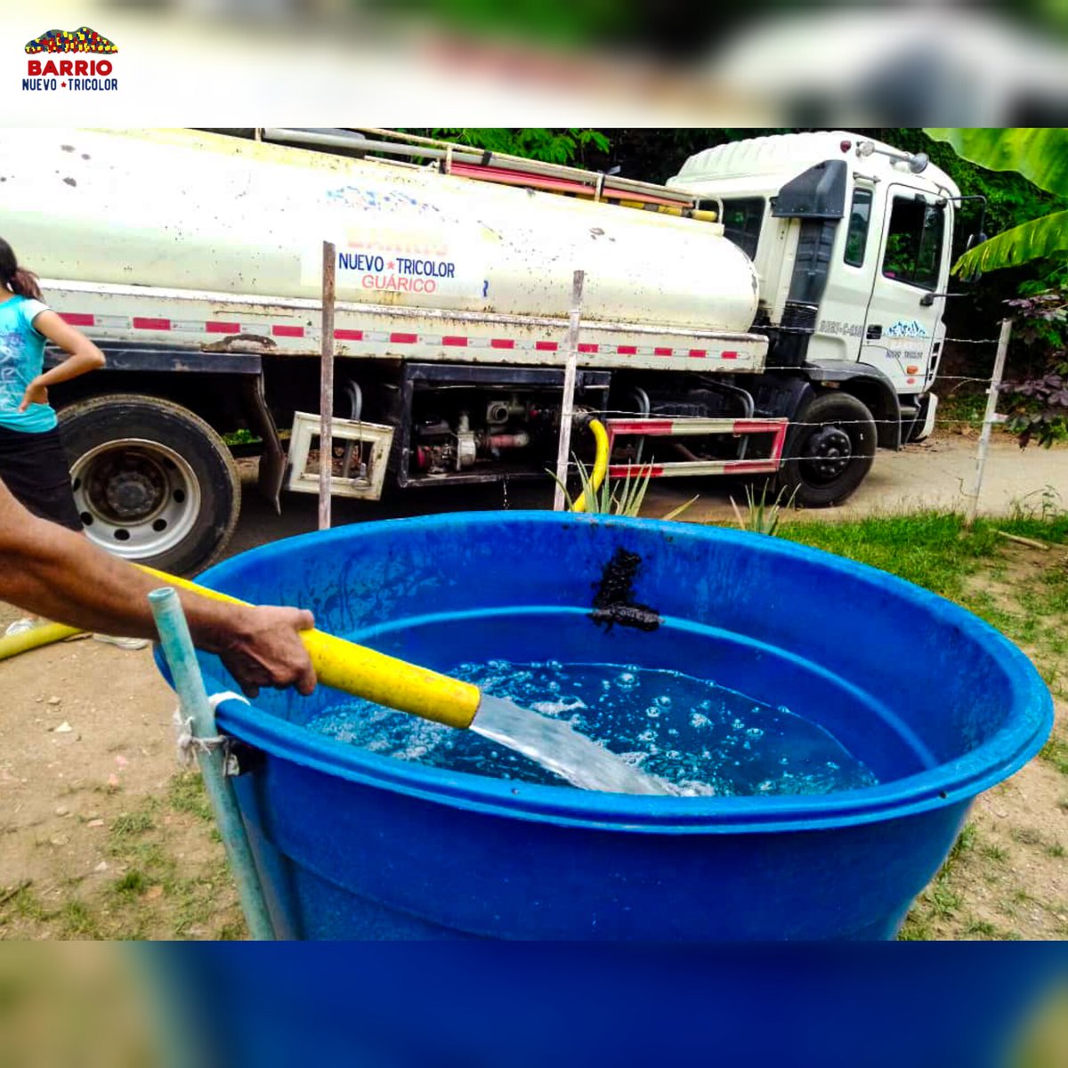 BarrioGuarico's tweet photo. La Gran Misión Barrio Nuevo Barrio Tricolor junto al Ministerio de Obras Públicas seguimos avanzando  en la ruta agua tricolor para el bienestar del Pueblo Venezolano con el suministro de agua potable en el Municipio Juan Germán Roscio Nieves y en todo el estado Guárico. https://t.co/JWAwqorvzX