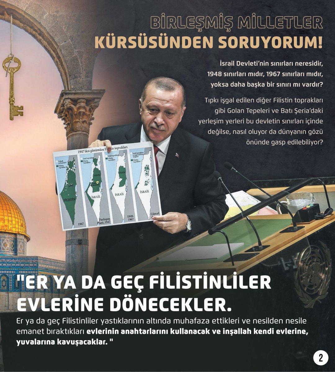 Türkiye, Gazze’ye yönelik yardımların üçte birini yapıyor. Bu zamana kadar olduğu gibi bundan sonra da mazlum Filistin halkının yanında olmaya devam edeceğiz.
#76YıllıkZulüm