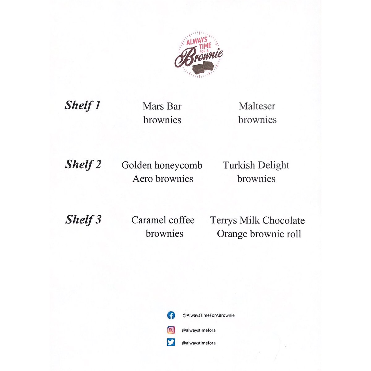 alwaystimefora's tweet image. If you couldn’t make it to my stall today and cannot make it tomorrow, DM me and order yourself a selection box. #selectionbox #blondies #brownies #homemadebrownies #homemadeblondies #tastytreats #homemade #homebaking #browniesbypost #blondiesbypost #postalbrownies #localdelivery