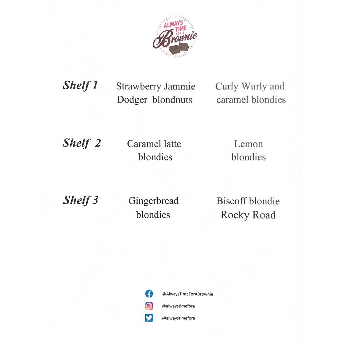 alwaystimefora's tweet image. If you couldn’t make it to my stall today and cannot make it tomorrow, DM me and order yourself a selection box. #selectionbox #blondies #brownies #homemadebrownies #homemadeblondies #tastytreats #homemade #homebaking #browniesbypost #blondiesbypost #postalbrownies #localdelivery