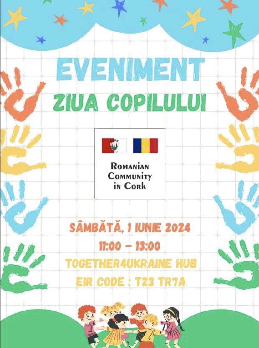Happy Children’s Day! 🎈🎊🎁🎉☀️#traditii #comunitate #1iunie #CorkIreland