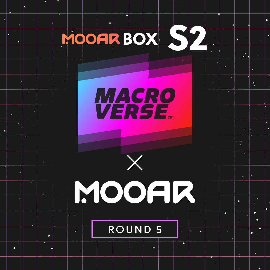 MOOAR Frens welcomes <a href="/macroverse/">Macroverse ⚡️</a> 📕

We are excited to announce that Macroverse is a partner of #MOOARBox S2 🙀

📽️ #Macroverse is an entertainment studio that rewards its community for supporting blockbuster franchises across comics, TV, gaming, and more, starting with digital