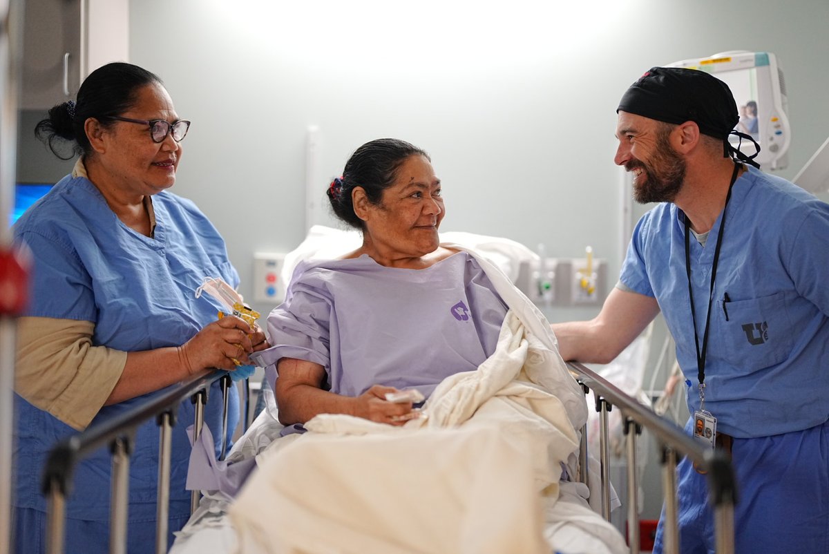 MoranEyeCenter's tweet image. Operation Sight Day is underway on this beautiful Saturday morning! A volunteer crew of our doctors and medical staff are giving the gift of vision to 15 people suffering with cataracts.