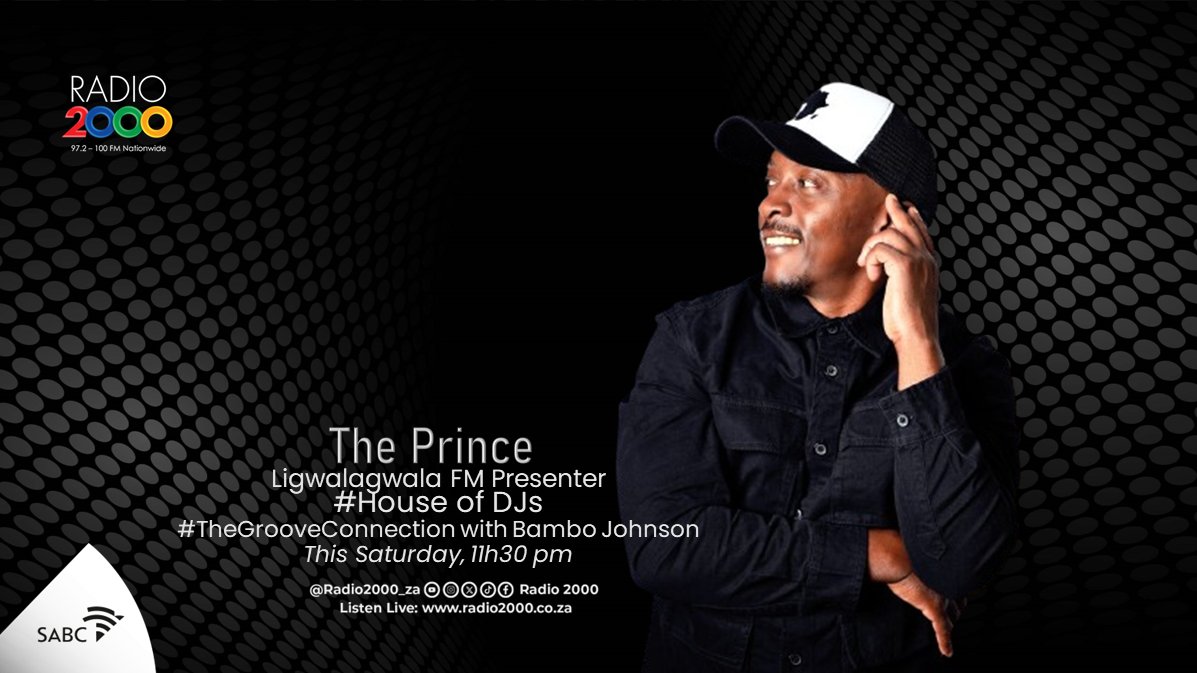 Radio2000_ZA's tweet photo. Catch The Prince tonight on #HouseofDJs #TheGrooveConnection πΆπ΅
@iamtheprincesa_ Presenter @ligwalagwalaFM
@bambo_johnson
#Radio2000 https://t.co/4LUNaI7Mzb