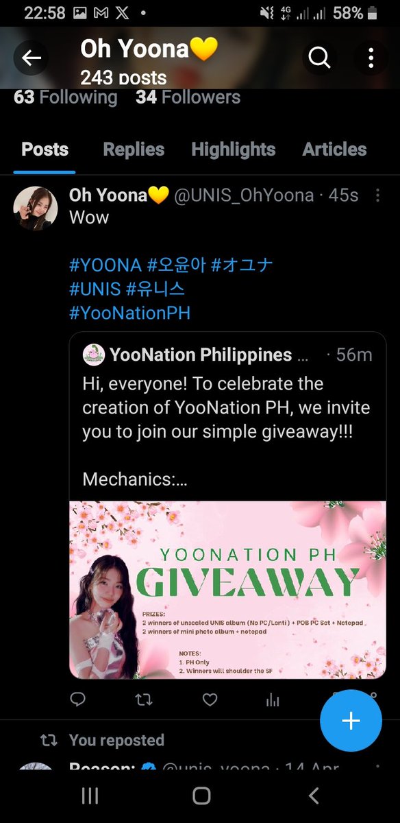 UNIS_OhYoona's tweet photo. @YoonationPH One of the reason that makes me stan Yoona is her genuineness. I really love her! She's my bias since UT! She's so adorably cute! So chaotic but at the same time very respectful and graceful! 😍😍

#YOONA #오윤아 #オユナ
#UNIS #유니스 
#YooNationPH https://t.co/xvfKMzs8d6