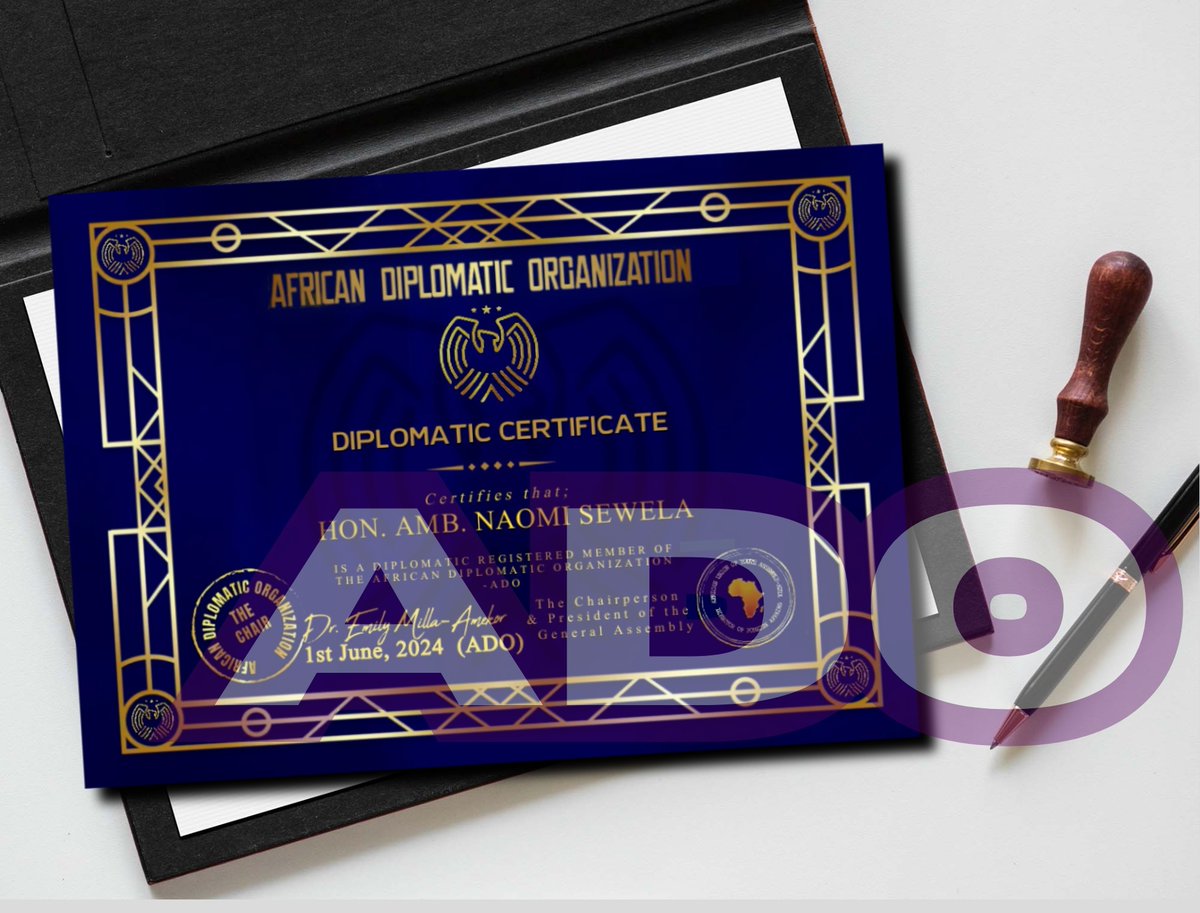 African Diplomatic Organization -ADO tweet media