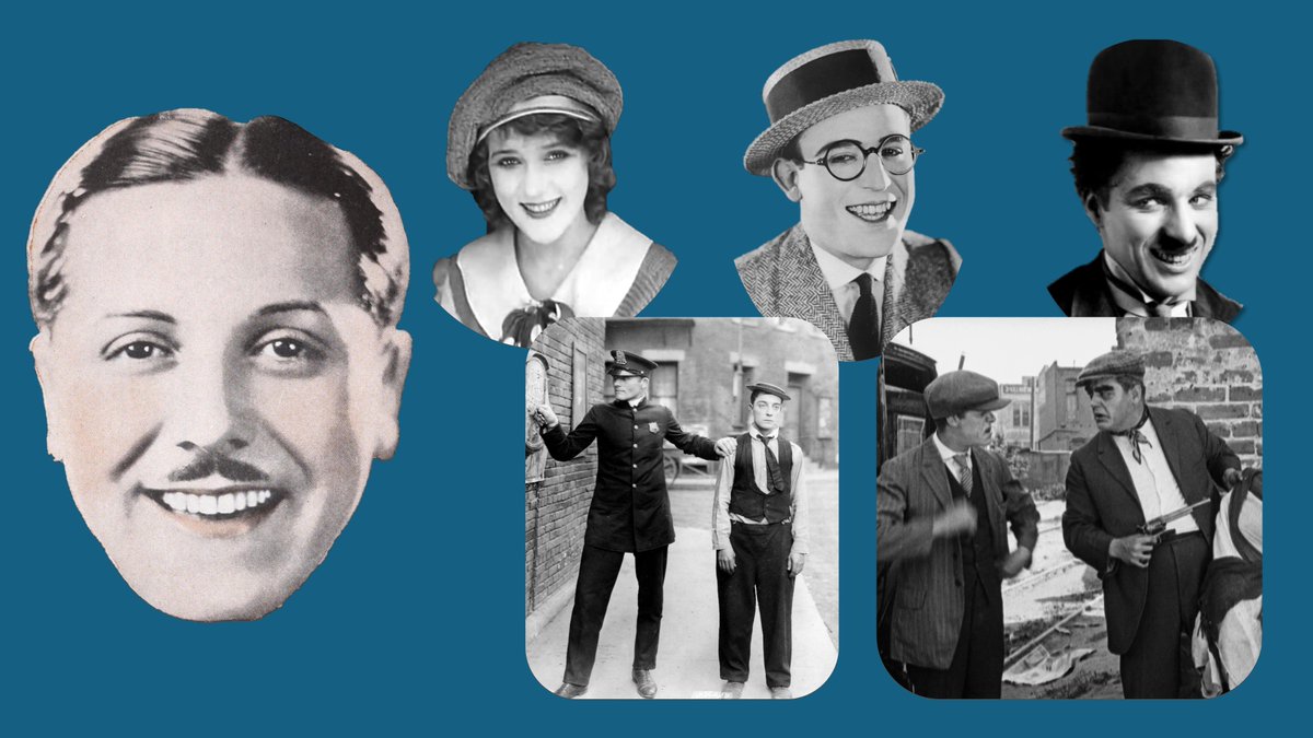 #MontyBanks made dozens of silent comedies - nine features. One film PEACEFUL ALLEY crosses paths with #MaryPickford #CharlieChaplin #BusterKeaton #HaroldLloyd including scenes from COPS and THE KID - read more wp.me/p11nfB-5Vy
