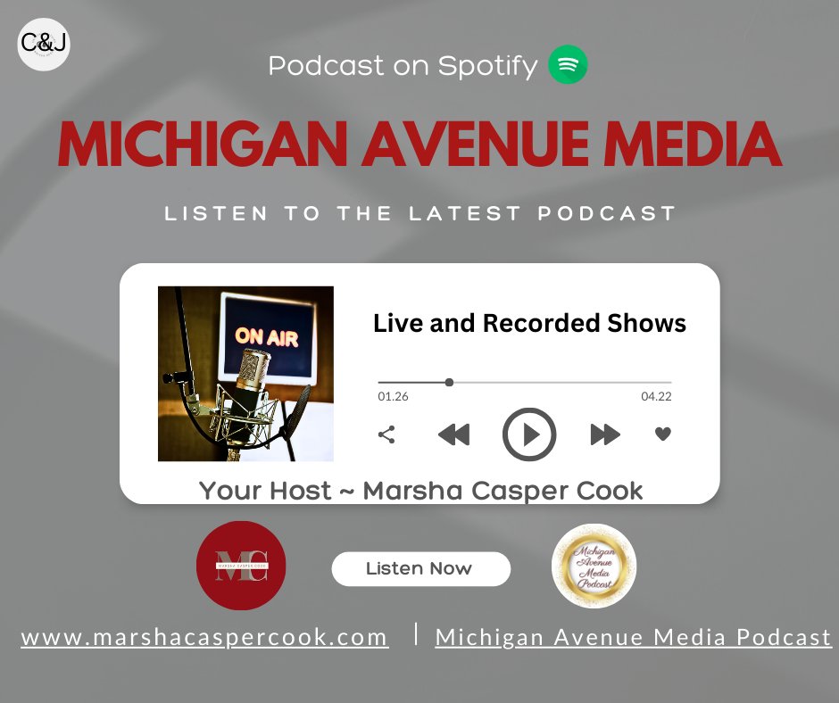 Crystal24211789's tweet image. Please join Marsha Casper Cook on June 5 at NOON EST 11CST 10MT 9PST on Michigan Avenue Media at #blogtalkradio when her guests will be Lorraine Carey, Krysten Lindsay Hager and Kathy Goldwyn.
blogtalkradio.com/michiganavenue…
#MarshaCasperCook #lorrainecarey #kathigoldwyn #krystenlindsay