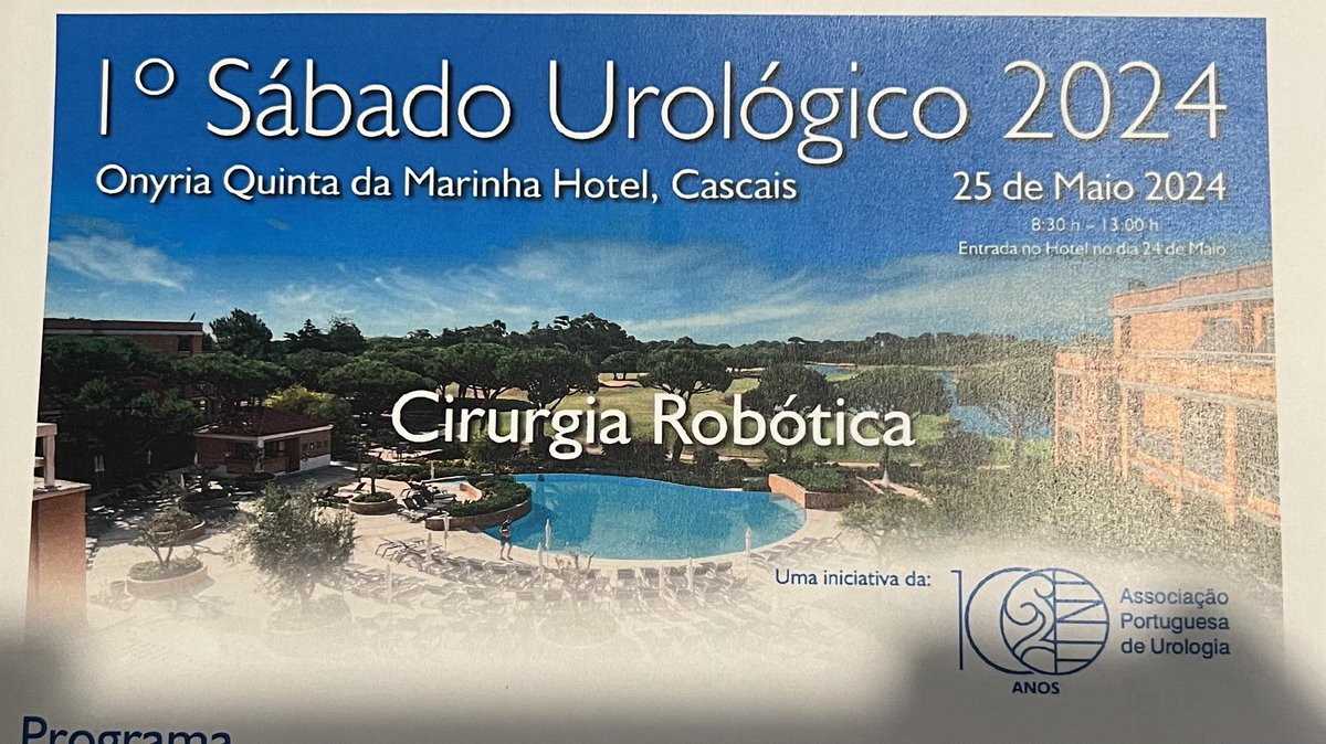 First Robotic saturday do APU (Associação Portuguesa de Urologia)
Excelente presentations and contributions of the experts! Great location. ⁦<a href="/apurologia/">Associação Portuguesa de Urologia</a>⁩ ⁦<a href="/ERUSrobotics/">ERUS Robotic Urology</a>⁩ @cirurgiarobotica.pt ⁦<a href="/Uroweb/">European Association of Urology (EAU)</a>⁩
