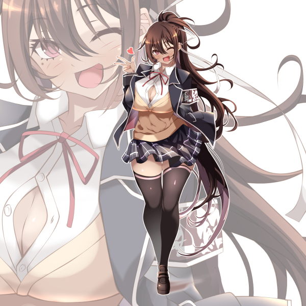 常世学園での活動再開に向けて凛霞の絵も新しくする 