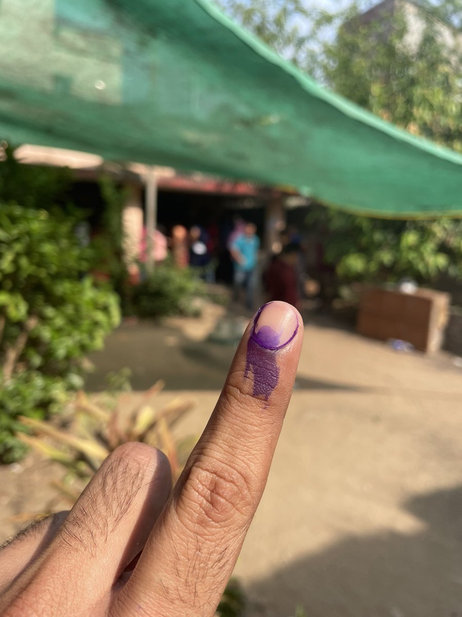saikhsaifali's tweet photo. #election_2024 voted! https://t.co/8Pqu5p9J5l