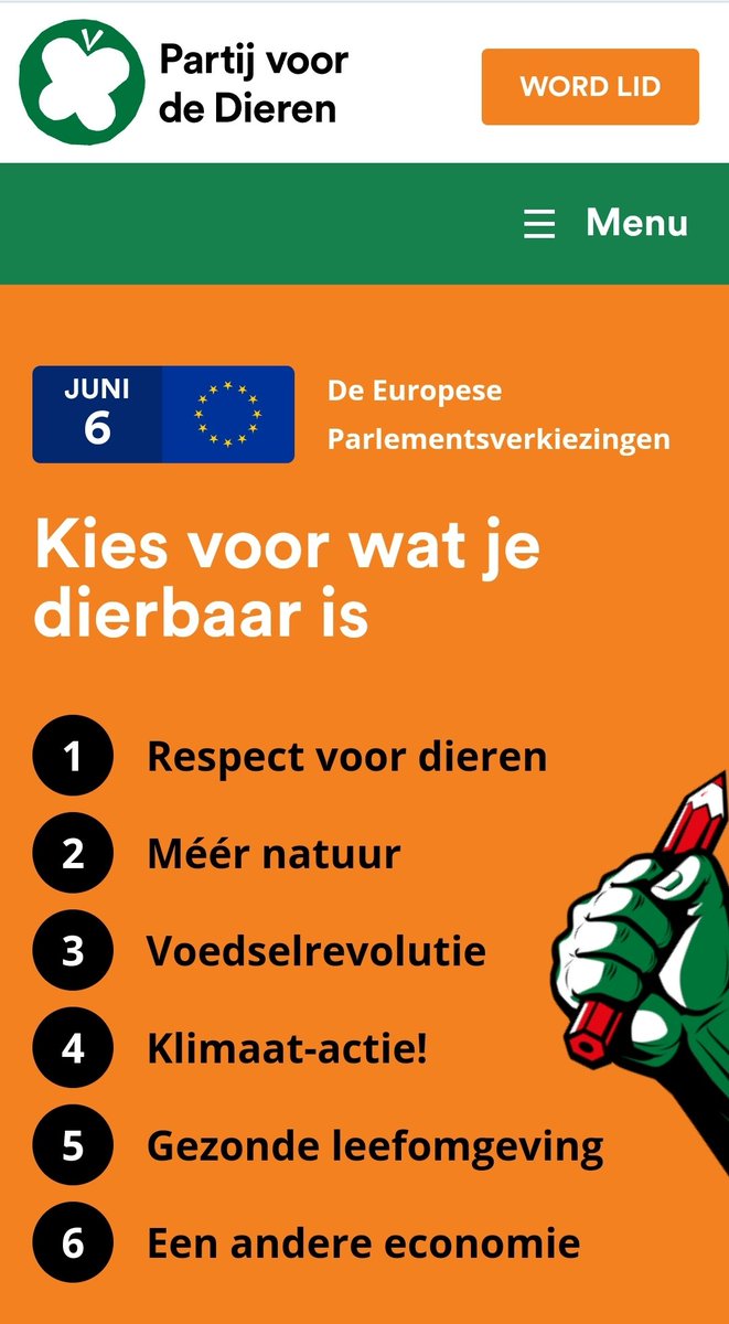 MarijkeRKLB's tweet photo. Kies voor wat je dierbaar is, vergeet de PVV en kies voor #PvdD, lijst 6 op 6 juni.

Partij voor de Dieren
#EP #StemPvdD #6Juni https://t.co/uWbgtzNLVb