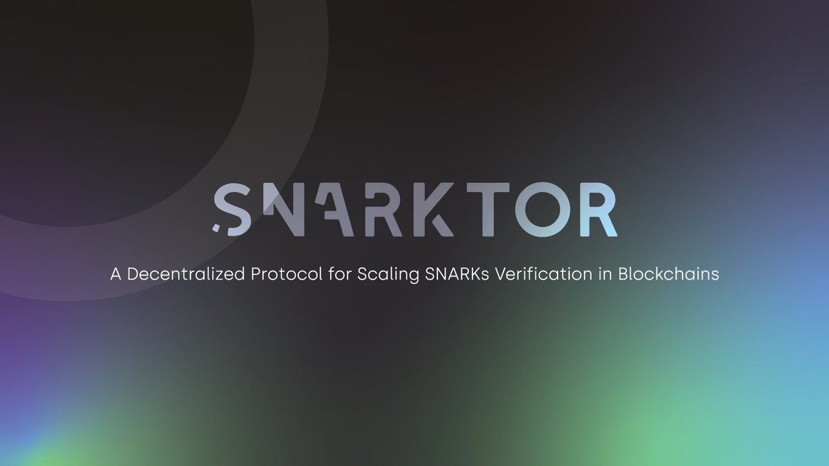🌐 Telos $TLOS #SNARKtor is a scalable and robust protocol for decentralized recursive proof aggregation. It allows aggregating many proofs for different transactions into a single unique proof.   
This aggregation of what would be many onchain events into a single proof will