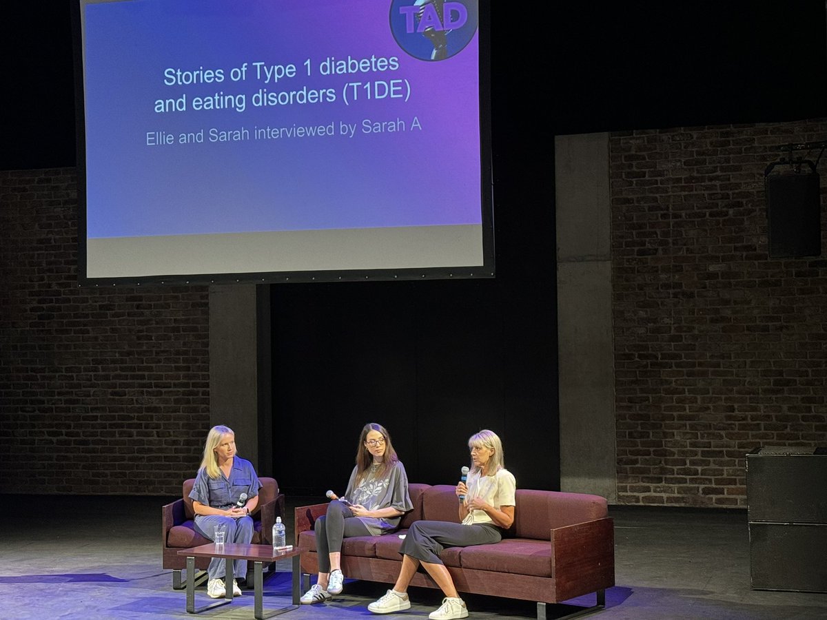 Such an important conversation that we need to keep on having thanks to @ellierosehuckle & @sarahluffingham for your honest representation of what living with #T1DE is actually like. No one should ever be left to struggle #GBDoc #T1DE #DOC