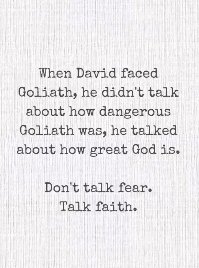 Fear stops us…
Faith activates us!

Faith > Fear