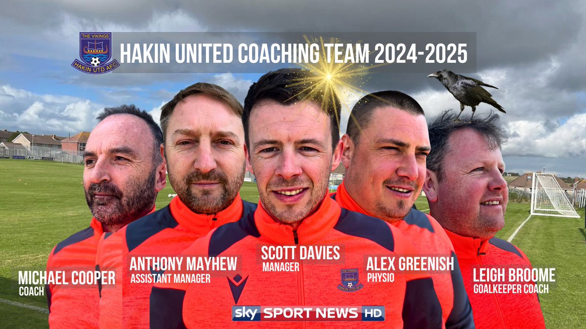 The eyes of world football are turned 2wards The Obs 2day 4 the unveiling of the new <a href="/MightyVikings/">Hakin United</a> coaching set up for the 24-25 season.

2 line ups pumping with Hakin Utd blood, 2 groups bursting with know how at all levels of the game, both with a passion for Viking fball.