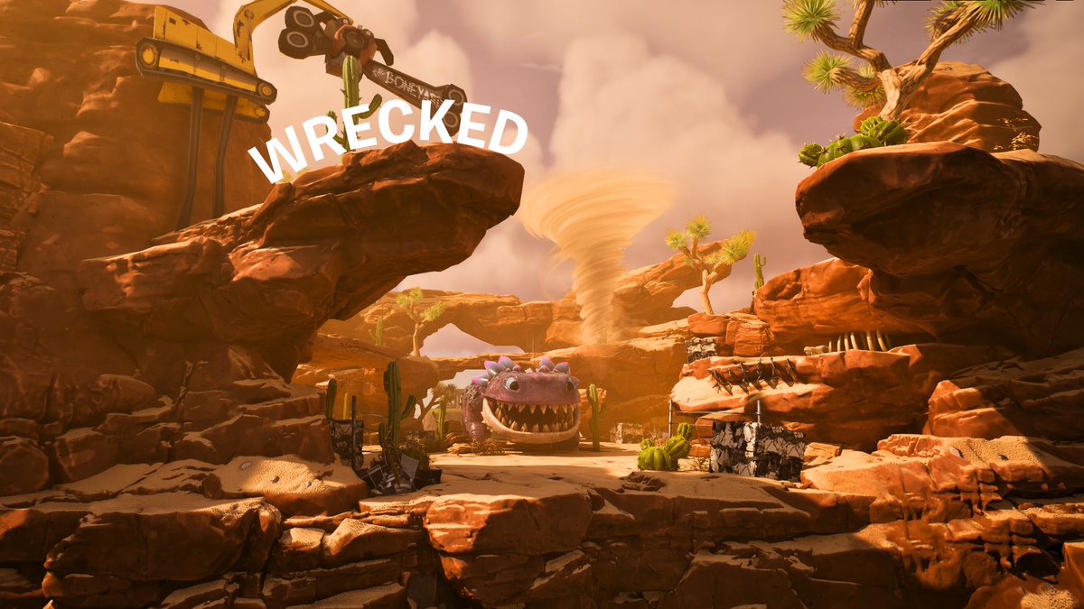 Wrecked Update is out now!

- Redecorated map to match the new season!
- Smash and Grab with Junk Cubes!
- New Weapons (Nitro Fists, Nitro Splash, Boom Bolt &amp; more)
- Nukes have been fixed!
- Various bug fixes!

PLAY NOW! 
4164-3090-6037

#FortniteC5S3Wrecked #Fortnite