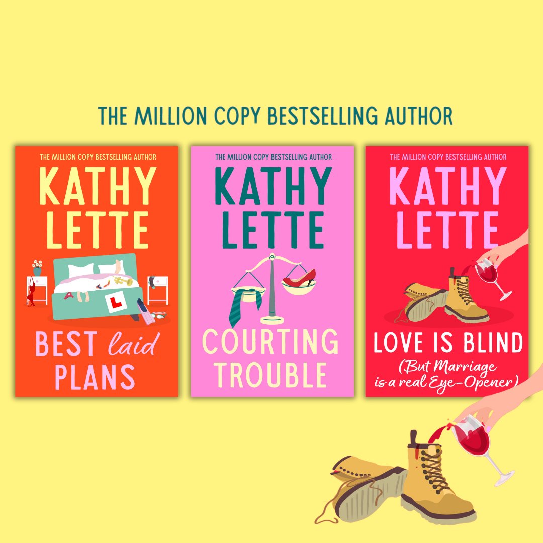 We have a brand new look for some of the wonderful and hilarious backlist @KathyLette books! 📚 Check them out here 👉 amzn.to/4bT4TmZ