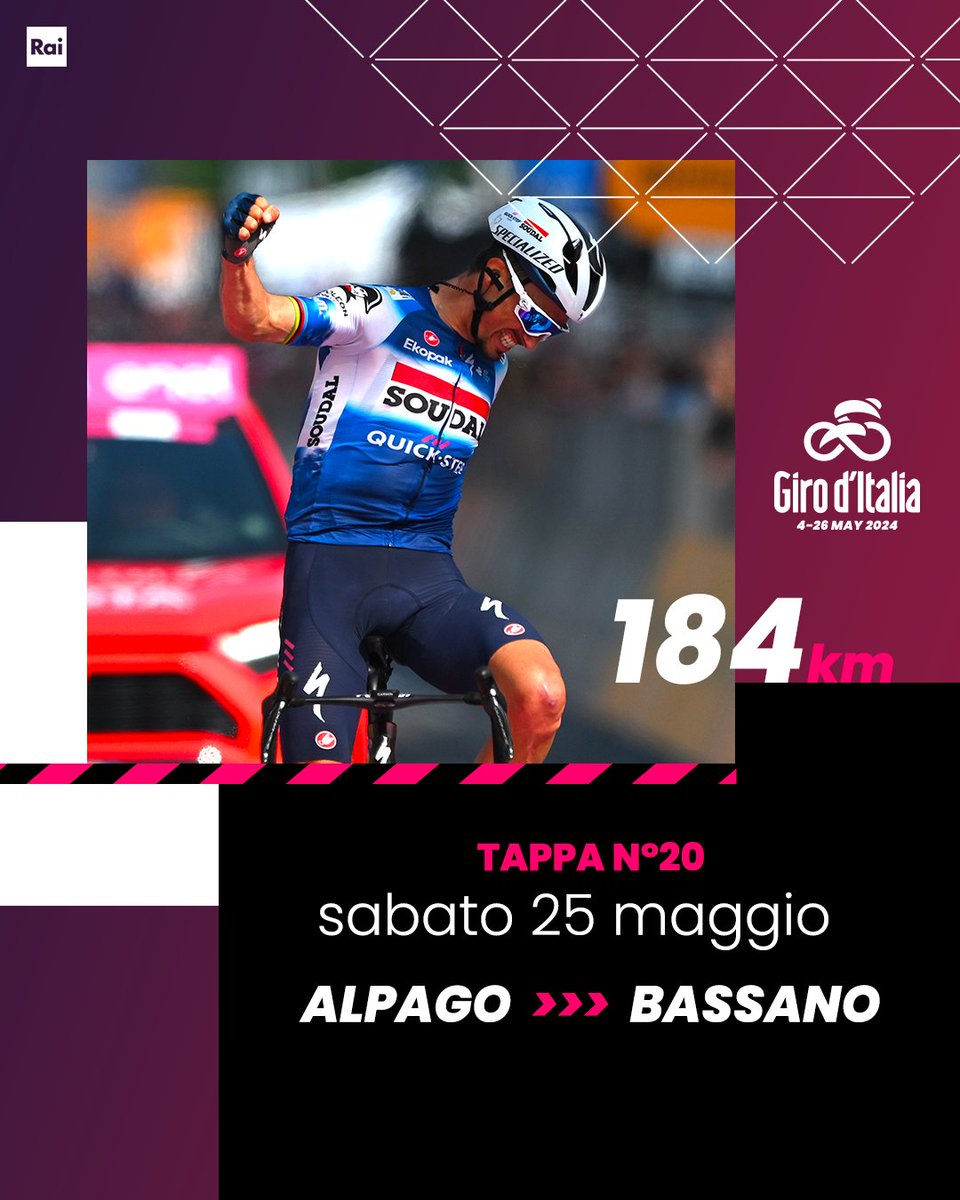 Penultima tappa di questa edizione 107 della Corsa Rosa, tutto pronto per il trionfo di Pogacar 👀 Guarda la diretta dalle 14 su Rai 2 e RaiPlay! #Giro | #GirodItalia | #RaiGiro