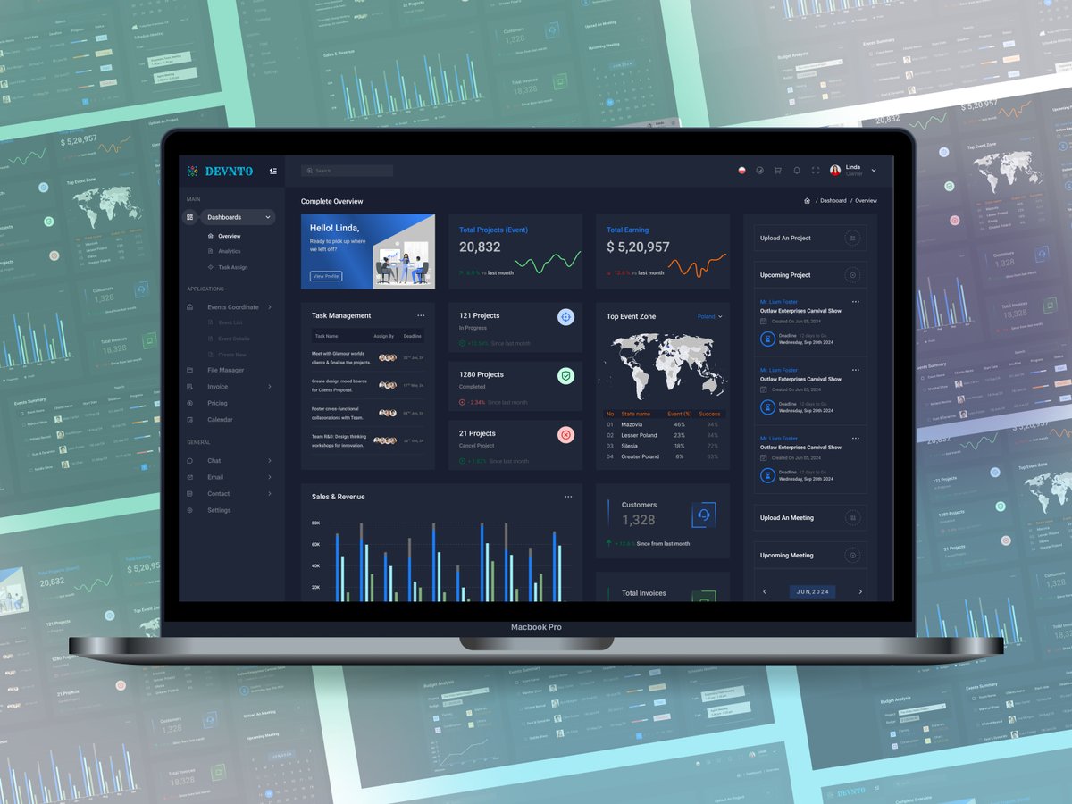 arhamtechpro's tweet photo. We’re excited to share our latest UI/UX design for an Event Management Dashboard. 

Dribbble: https://t.co/vkddYfIx8l
📩 Mail: hello@arhamtechpro.com
🌐 Web: https://t.co/HDQUDBkkaE

#dashboard #eventmanagement #eventcompany #eventdashboard #dashboardui #arhamtechpro https://t.co/aRbWTZsxif