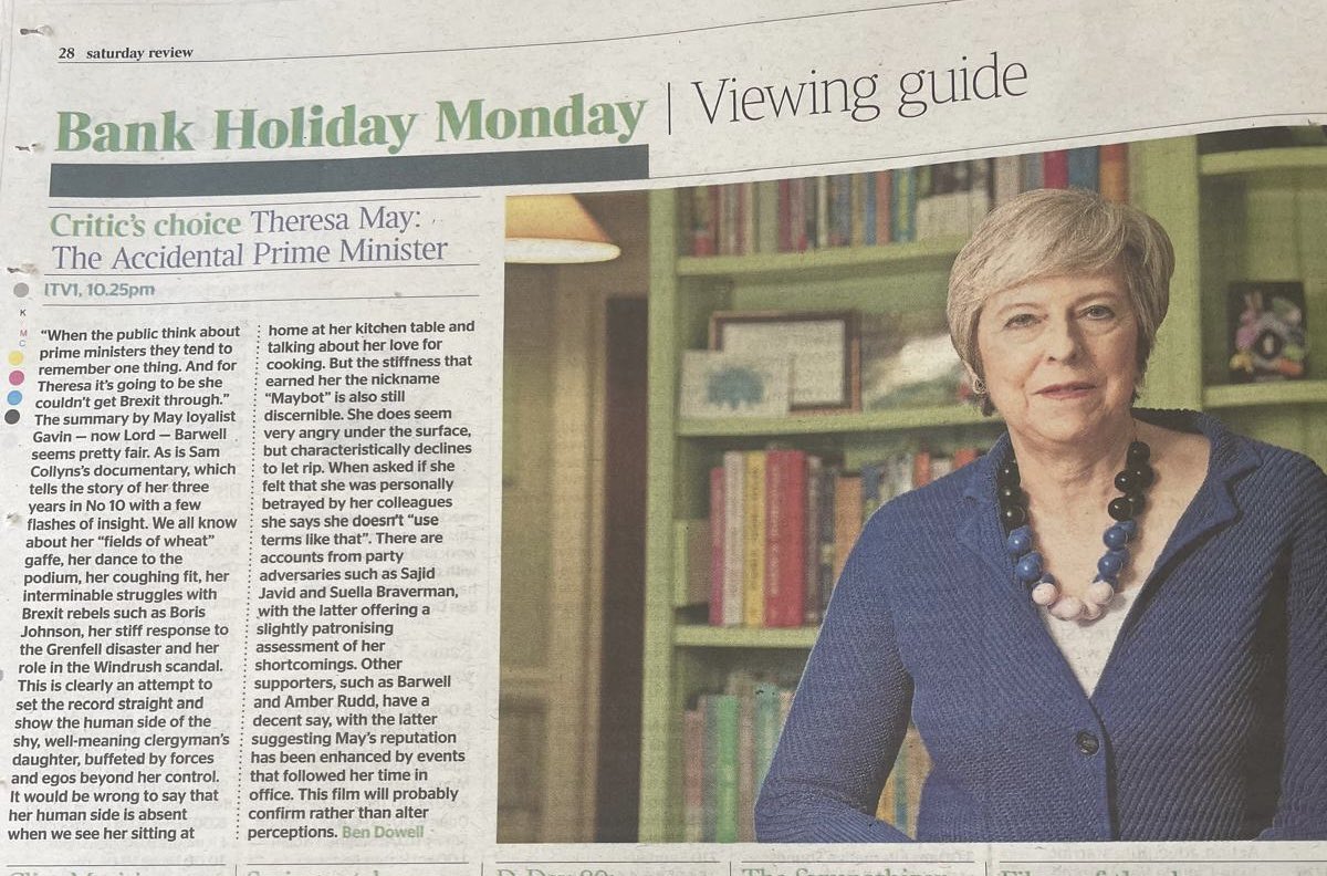 adam wishart (@adam_wishart) on Twitter photo Pick of the day for - Theresa May: Accidental Prime Minister. Monday ITV <a href="/NeilgGrant/">Neil Grant</a> <a href="/samcollyns/">Sam Collyns</a> <a href="/serenavkennedy/">Serena Kennedy</a> Pick of the day for - Theresa May: Accidental Prime Minister. Monday ITV <a href="/NeilgGrant/">Neil Grant</a> <a href="/samcollyns/">Sam Collyns</a> <a href="/serenavkennedy/">Serena Kennedy</a>