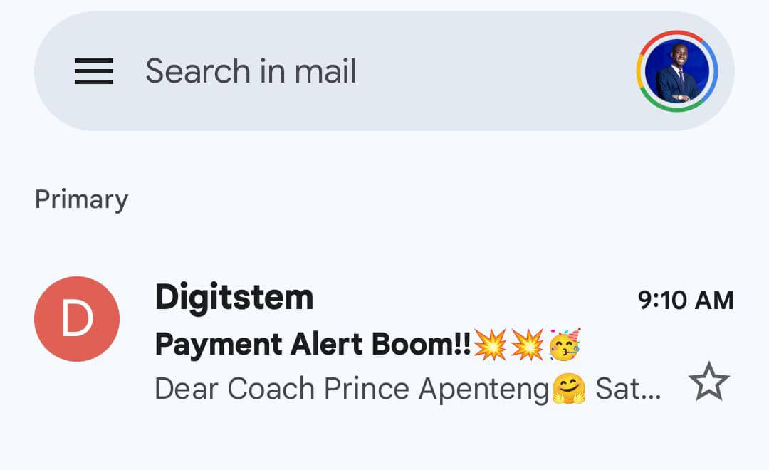 8 sales made in 24 hours. 
After being paid 1000ghs last week. @digitstem paid me 1100ghs today. 

Next target is 80 sales in 24 hours. 

Until then, we keep learning, implementing and succeeding. 

@digitstem is a goldmine. 

Thank you @Coachkay1_ @joshuakingtl