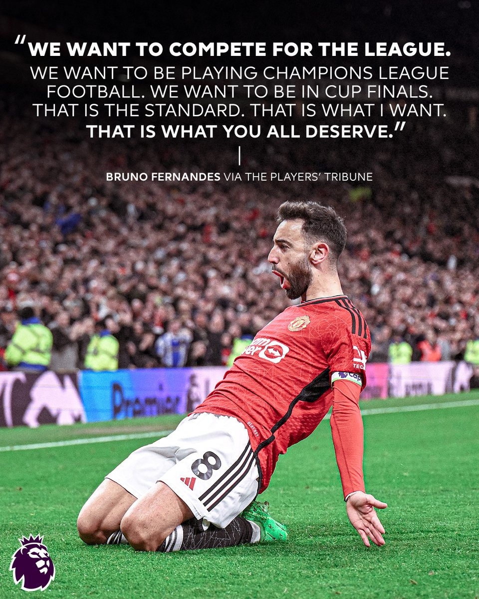 Bruno Fernandes has made his intentions clear in a recent letter to @ManUtd fans 🗣️ Will the midfielder help guide the Red Devils to an FA Cup win later today? 📝 @PlayersTribune
