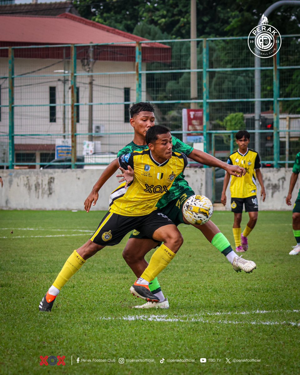 perakfcofficial's tweet photo. Tamat Masa Penuh Perlawanan

PERAK FC IV (0)-(0) KDA D FC

🏆 Piala Belia 2024
⚽️ PERAK FC IV 🆚 KDA D FC 
📆 25 Mei 2024
⏱️ 4.45 Petang
🏟️ Padang PCRC, Ipoh

🤍💛🖤

#PerakFC
#PerakFCIV
#PialaBelia2024 
#KejorYobKejor
#ONEXOX
#XOXMALAYSIA
#RiseAsOne
#CheetahMY
#CheetahMalaysia https://t.co/LADY0Jf9ao