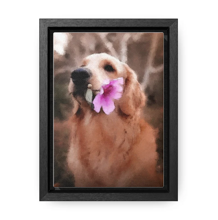 FGuasch74030's tweet photo. This is a framed print of a dog holding a purple flower. It's from an oil rendering.
#art #frameprint #dogs #flowers #wallart https://t.co/w9iL8gbTeP