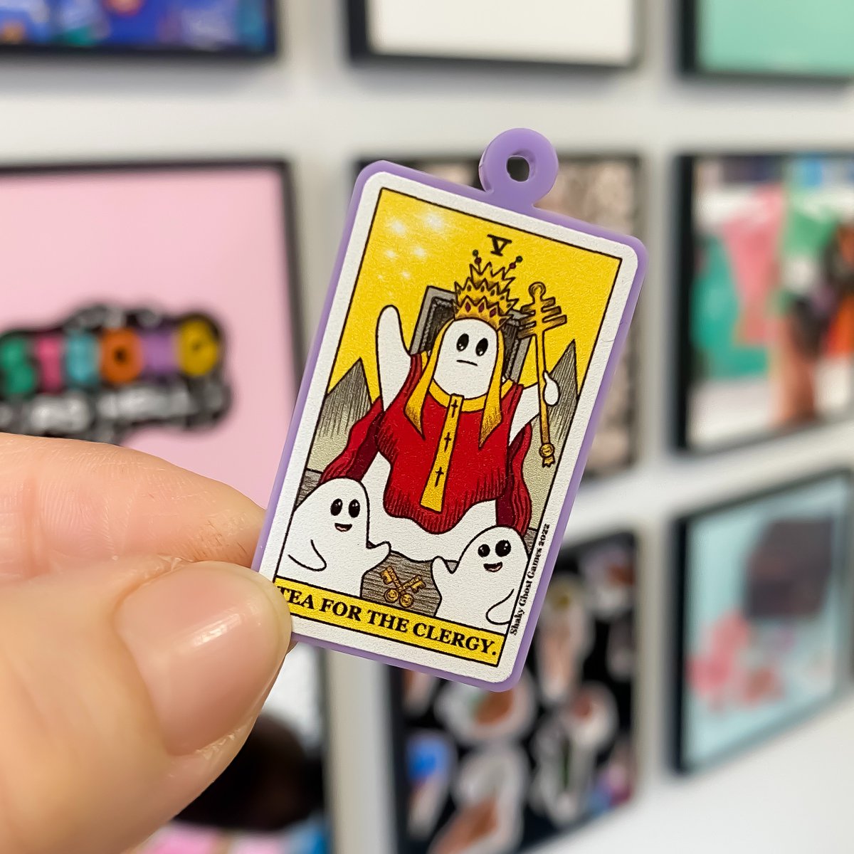 ZapCreatives's tweet photo. Add a spooky touch to your style with lilac acrylic ghostly charms by @ShakyGhost 👻💜

#charms #acrylic #lilac #merch #custom #ghosts #artist #smallbusiness #printing #feature #illustration #merchandise #fyp #print #charm #madeintheuk https://t.co/GEgSHtZGZT