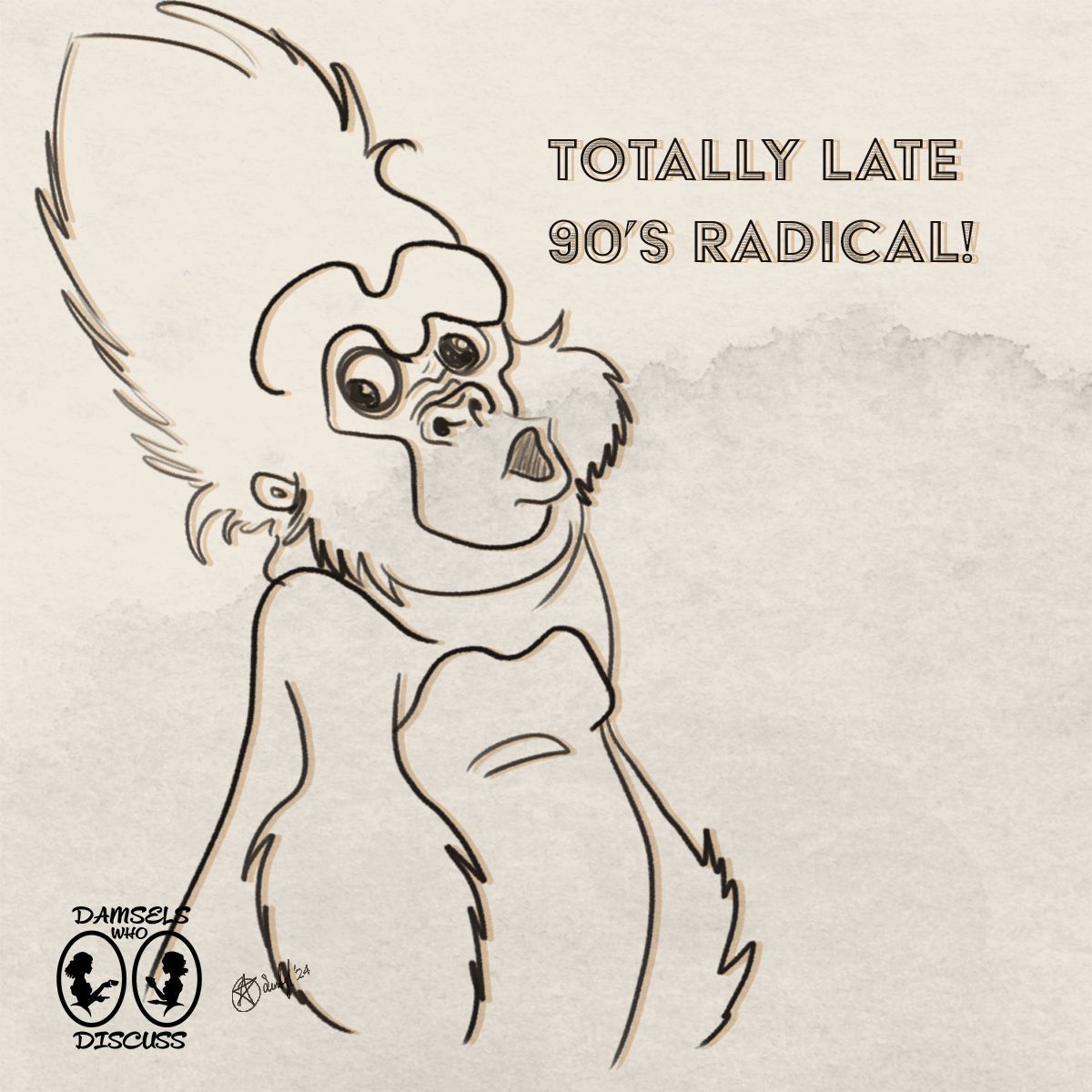 DamselsWhoDisco's tweet photo. Put your faith in what you most believe in, and make sure that you're dressed in your most impractical best to traverse the jungles of an abandoned island in the 1999 Disney classic, Tarzan! 

#tarzan #rosieodonnell #philcollins #disneystarzan #disneypodcast #disneymovies https://t.co/RdFIO7M0Ms