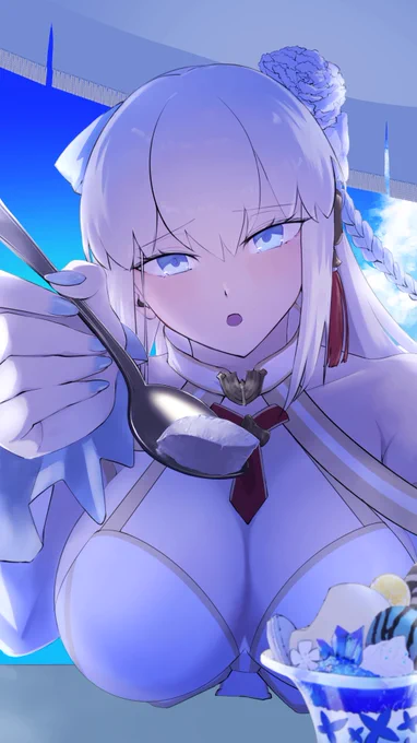 ……あーん  #FGO  #モルガン 