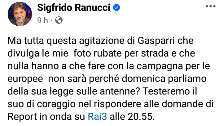 ciolansia's tweet photo. @Simonesilvan74 @gasparripdl È un po' agitato e domenica si scoprirà il perché: #VivaRanucci ! https://t.co/nl9aWfUrXD