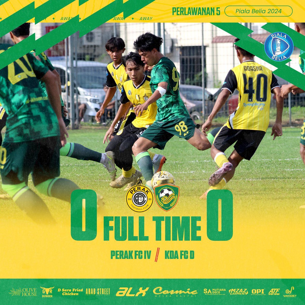kda_fc's tweet photo. 🔰 FULL TIME 🔰

FT | PERAK FC IV 0 - 0 KDA FC D

#KDAFCD #PulunKedahPulun #SangKenari #BiarJasaJadiKenangan #2425Season #membinaimpianmengupayalegasi #PialaBelia2024 #GameWeek5 #PRKKDA https://t.co/E6I3X98T7P