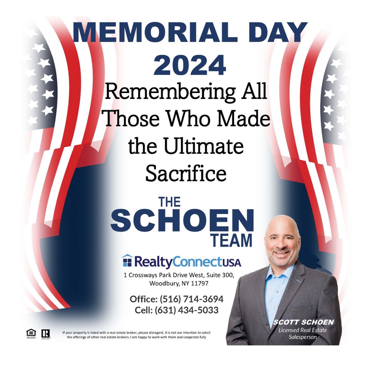 Scott_Schoen's tweet photo. We honor &amp; recognize the dedication of our veterans &amp; military personnel in safeguarding our American way of life. We express our gratitude to all veterans, current service members, &amp; their families for their selflessness &amp; commitment to protecting our freedom. #memorialday #USA https://t.co/lQ1R02tP3h